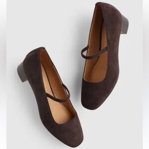 Madewell Shoes 7 Greta Pump Brown Suede
